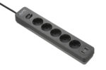 MULTIPRISE APC Essential SurgeArrest 5 Outlet 2 USB Ports Black 230V Germany – Image 2